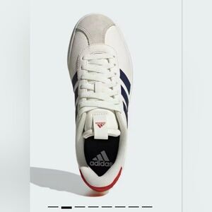 Adidas White and Navy Sneakers